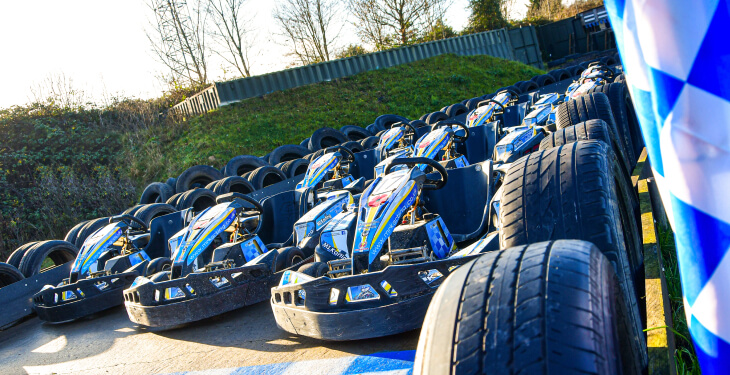 A large group of people working together the play human table football