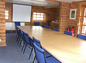 The meeting room available to hire at Adventure Sports Warwick