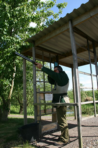 Clay Shooting facilities at Wedgnock