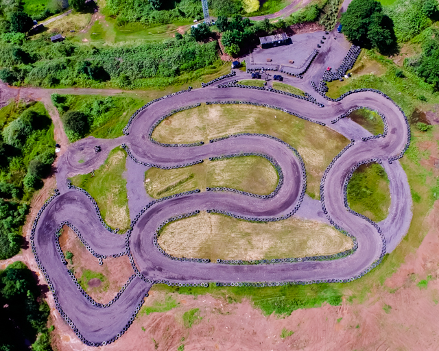 Rally Course Aerial Photo