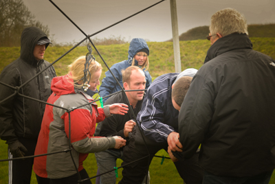 Spiders Web Team Building Task